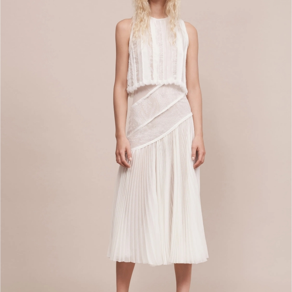 Jason Wu Resort 2017 sz 4 Ivory Pleated Dress